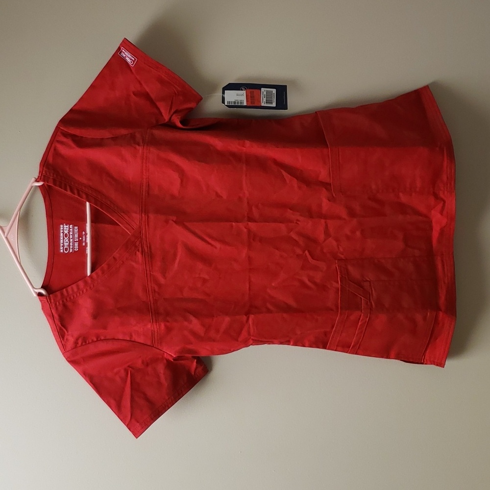 Cherokee Red xs scrub top